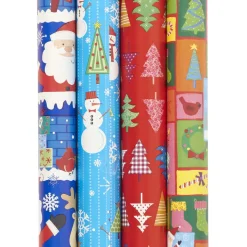 Gifi Papier cadeau motif Noël x4^ Loisirs Créatifs Et Emballage Cadeau