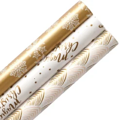 Gifi Papier cadeau Noël doré^ Loisirs Créatifs Et Emballage Cadeau