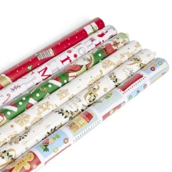 Gifi Papier cadeau Noël rouleau 2m - 6 modèles^ Loisirs Créatifs Et Emballage Cadeau
