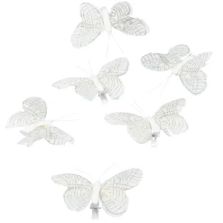 Clearance Gifi Papillon blanc x6