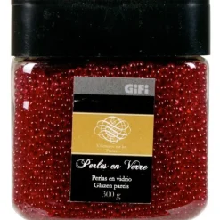 Clearance Gifi Perles déco rouge