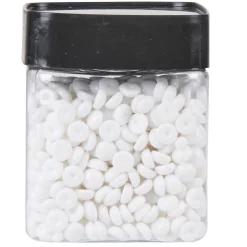 Sale Gifi Perles plates décoratives blanches