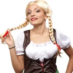 Sale Gifi Perruque adulte tresses blondes