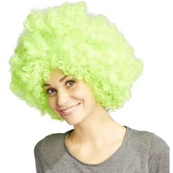 Outlet Gifi Perruque afro fluo