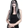 Outlet Gifi Perruque femme sorcière cheveux longs bicolore