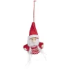Gifi Personnage à suspendre rouge et blanc - Fille/Père Noël/Ange