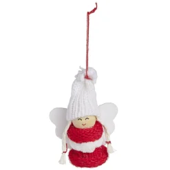 Gifi Personnage à suspendre rouge et blanc - Fille/Père Noël/Ange