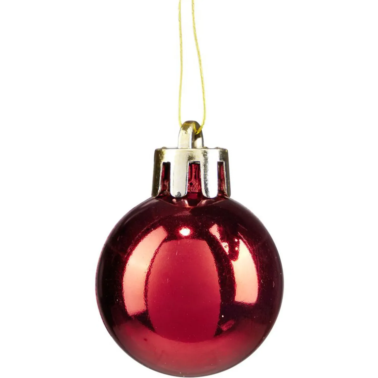 Online Gifi Petite boule de Noël polystyrène rouge Ø3cm x12