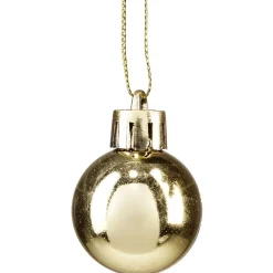 Clearance Gifi Petite boule de Noël polystyrène doré Ø3cm x12