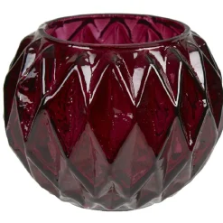 Sale Gifi Photophore boule relief violet