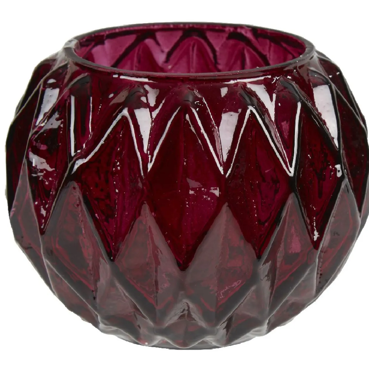 Sale Gifi Photophore boule relief violet