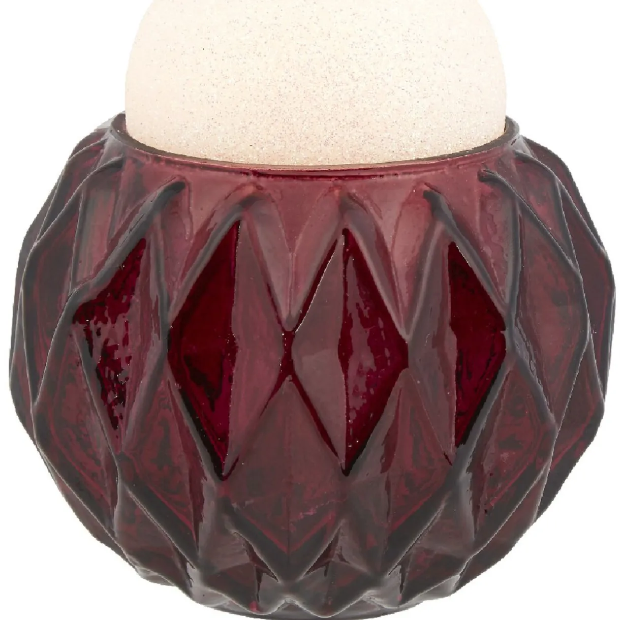 Sale Gifi Photophore boule relief violet