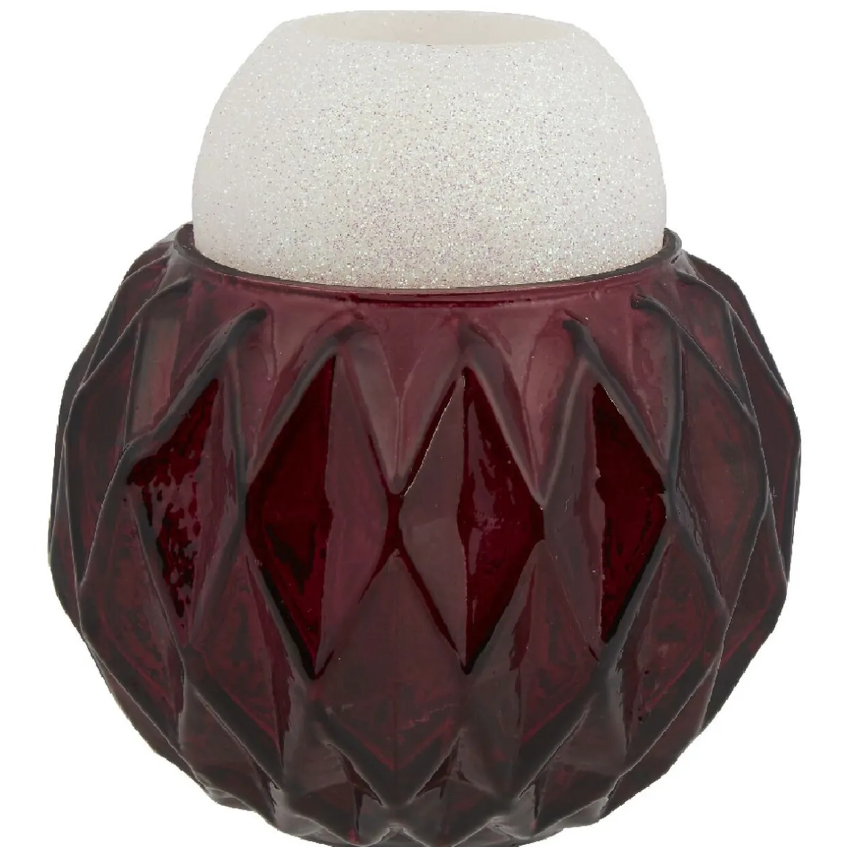 Sale Gifi Photophore boule relief violet