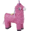 Gifi Piñata lama licorne rose en carton