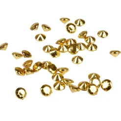 Clearance Gifi Pierres décoratives imitation diamant doré