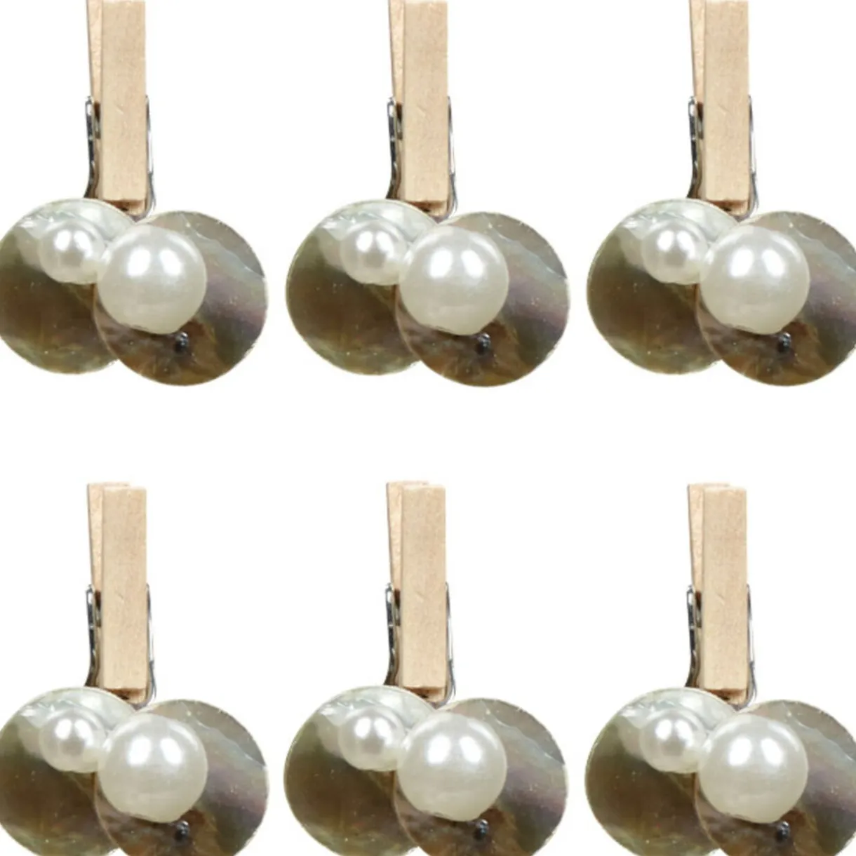 Sale Gifi Pince coquillage ivoire x6