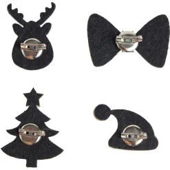 Outlet Gifi Pins Noël pailleté x4