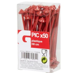 Sale Gifi Pique à apéritif rouge x50