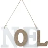 Gifi Plaque mot NOËL à suspendre^ Décoration Sapin