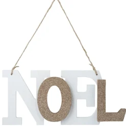 Gifi Plaque mot NOËL à suspendre^ Décoration Sapin