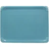 Outlet Gifi Plateaux en carton turquoise x10