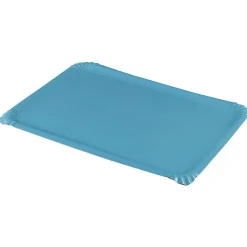 Outlet Gifi Plateaux en carton turquoise x10