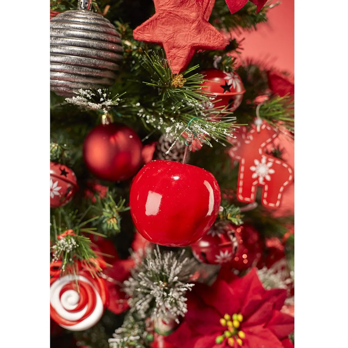 Gifi Pomme rouge à suspendre déco Noël^ Décoration Sapin