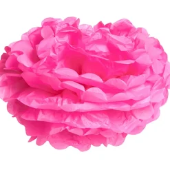 Outlet Gifi Pompon en papier rose fuchsia x3