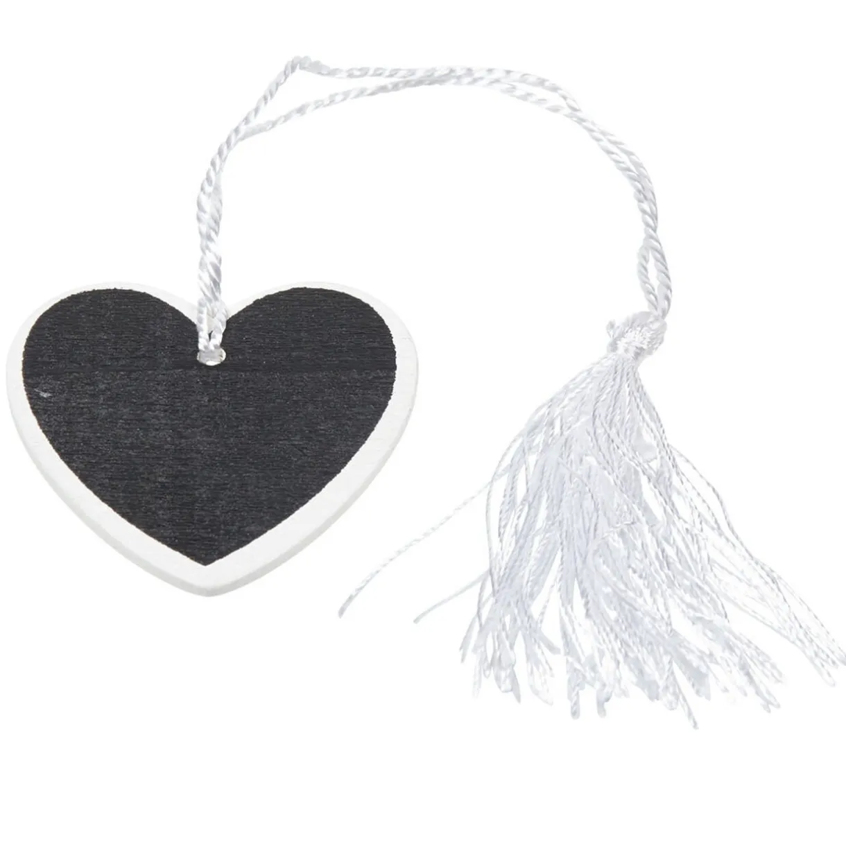 Sale Gifi Porte nom ardoise coeur blanc x6