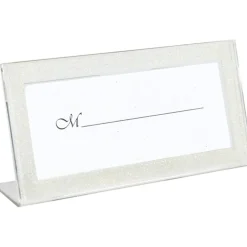 Sale Gifi Porte nom cadre ivoire pailleté
