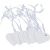 Sale Gifi Porte nom coeur blanc avec ruban x10