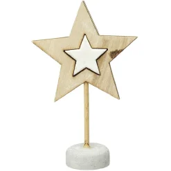 Outlet Gifi Porte nom en pin forme sapin ou étoile