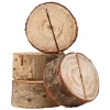 Outlet Gifi Porte-nom rondin de bois x4