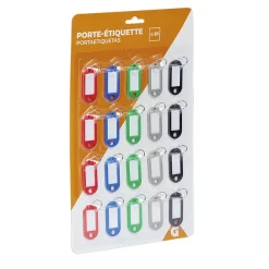 Outlet Gifi Porte-étiquette 5 couleurs x20