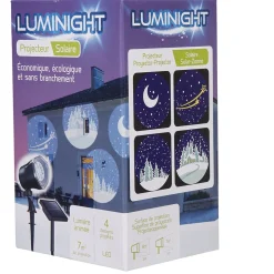 Gifi Projecteur LED solaire animé motif hiver^ Décoration Extérieure De Noël