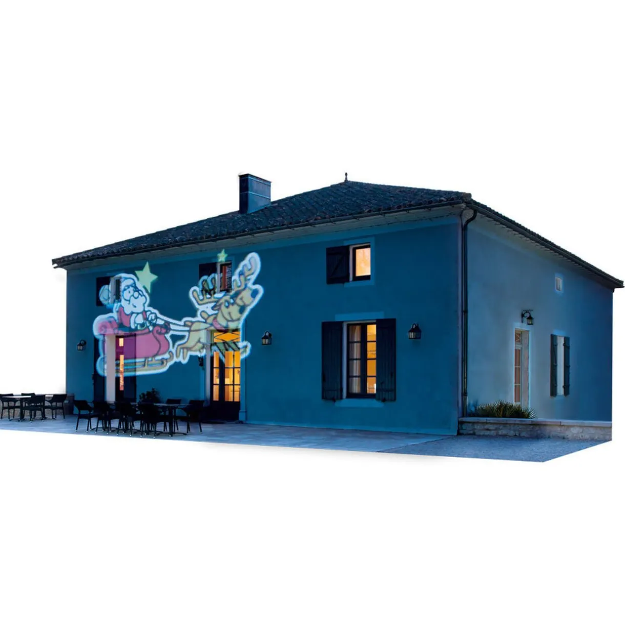 Gifi Projecteur Père Noël animé extérieur 36 LED^ Décoration Extérieure De Noël