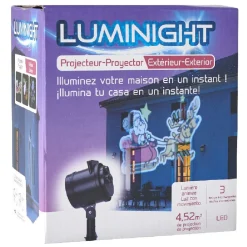 Gifi Projecteur Père Noël animé extérieur 36 LED^ Décoration Extérieure De Noël