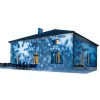 Gifi Projecteur tempête de neige extérieur 4 LED^ Décoration Extérieure De Noël