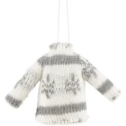 Gifi Pull de Noël à suspendre gris^ Décoration Sapin