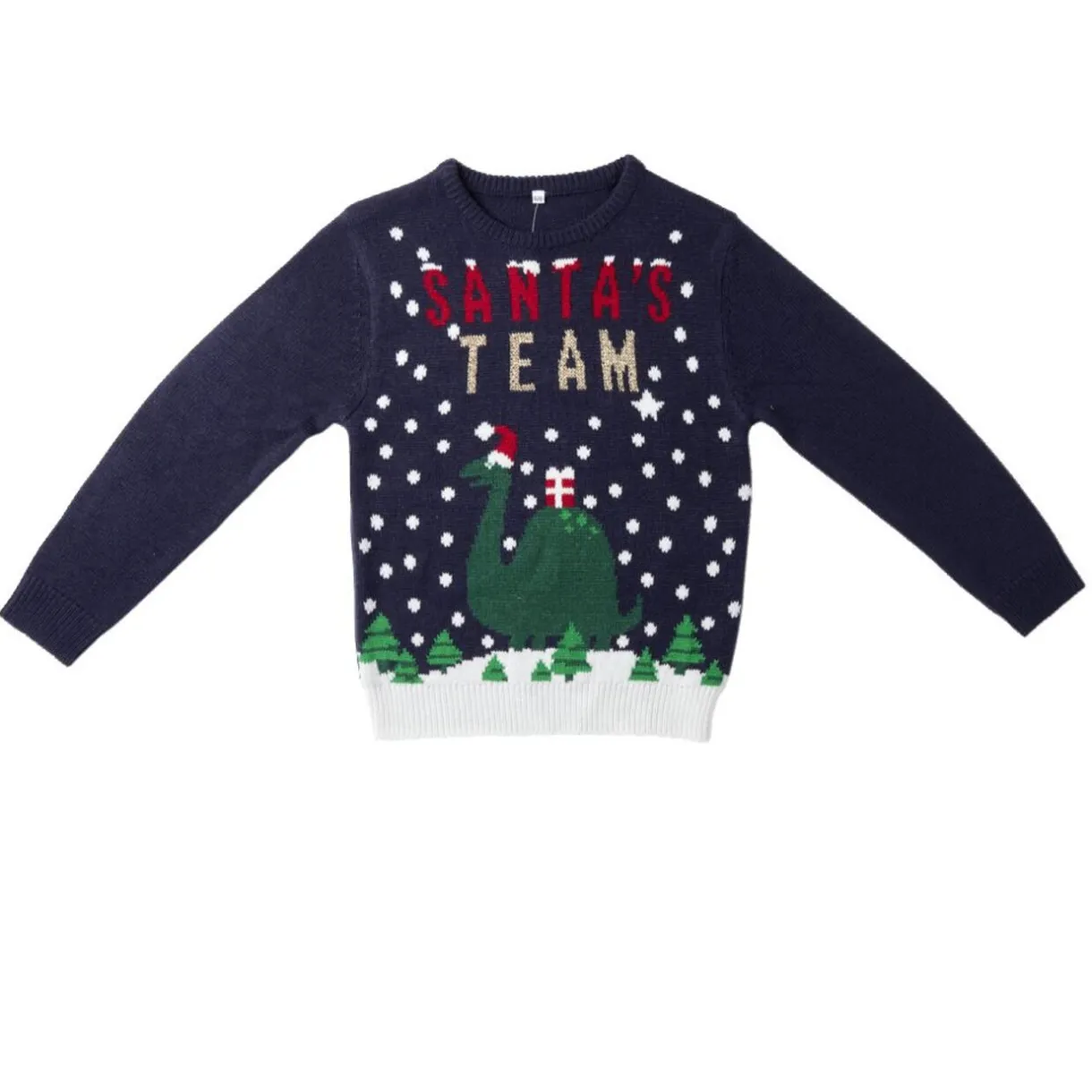 Gifi Pull de Noël enfant Santa's Team licorne rose^ Déguisement Et Tenue De Noël