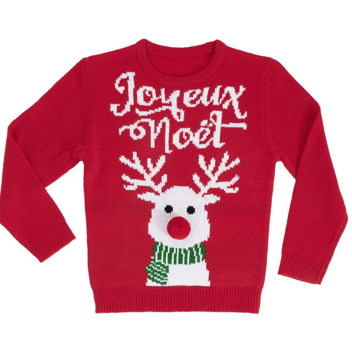 Gifi Pull de Noël enfant taille 6-8 ans^ Déguisement Et Tenue De Noël