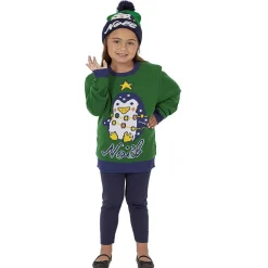 Gifi Pull de Noël enfant taille 6-8 ans^ Déguisement Et Tenue De Noël