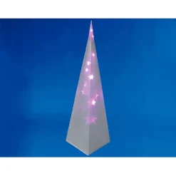 Gifi Pyramide lumineuse rose fixe^ Décoration Extérieure De Noël