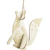 Gifi Renard 3D à suspendre en bois naturel décoré H12cm^ Décoration Sapin