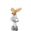 Gifi Renne de Noël à suspendre en tissu H16 cm^ Décoration Sapin