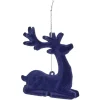 Gifi Renne de Noël aspect velours à suspendre^ Décoration Sapin