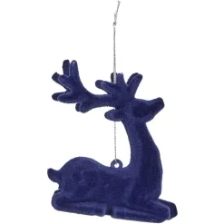 Gifi Renne de Noël aspect velours à suspendre^ Décoration Sapin
