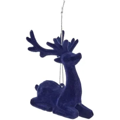 Gifi Renne de Noël aspect velours à suspendre^ Décoration Sapin