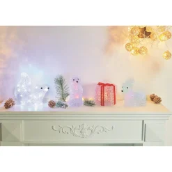 Gifi Renne Lumineux 5 Led multicolore H17 cm^ Décoration Extérieure De Noël