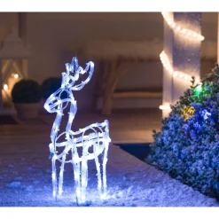 Gifi Renne lumineux 3D 80 LED^ Décoration Extérieure De Noël